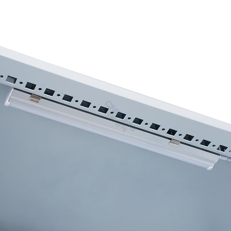 Шкаф из пятислойного гнутого профиля ES, имитация Rittal, с несъемной боковой панелью