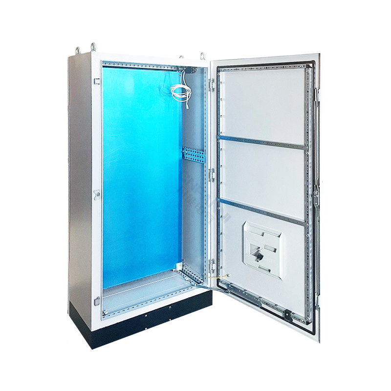 Шкаф из пятислойного гнутого профиля ES, имитация Rittal, с несъемной боковой панелью