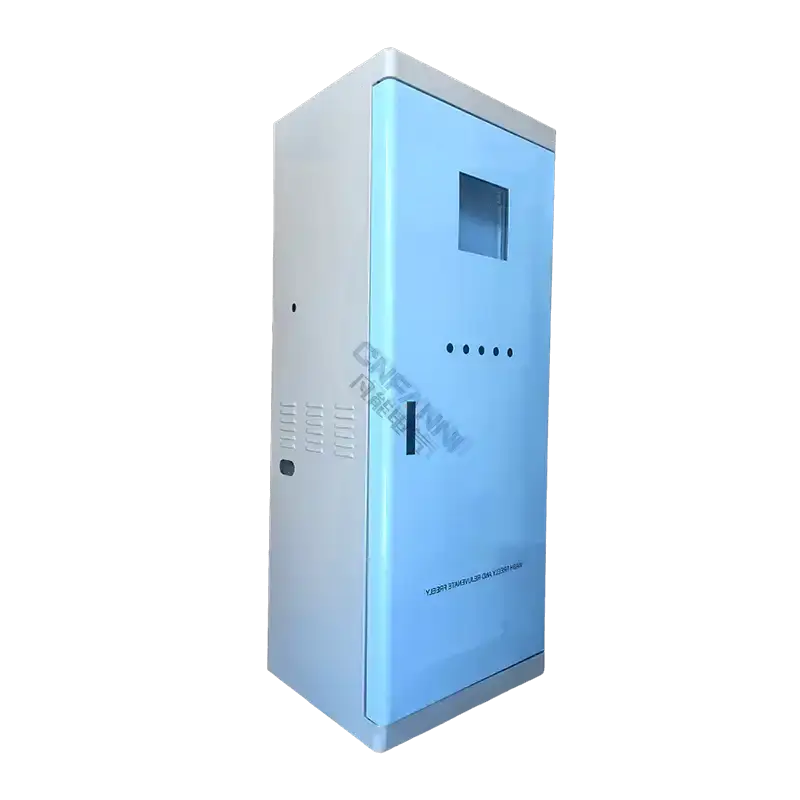 Корпус уличного металлического шкафа для самообслуживания мойки автомобилей